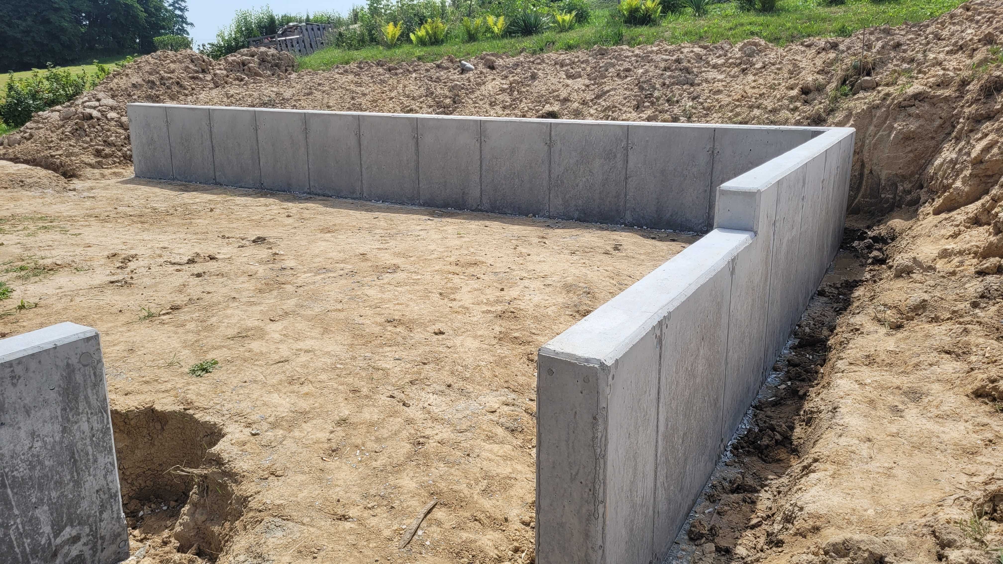 Ogrodzenia Betonowe, Panelowe, Mury, Płyty , Fundamenty, Minikoparka
