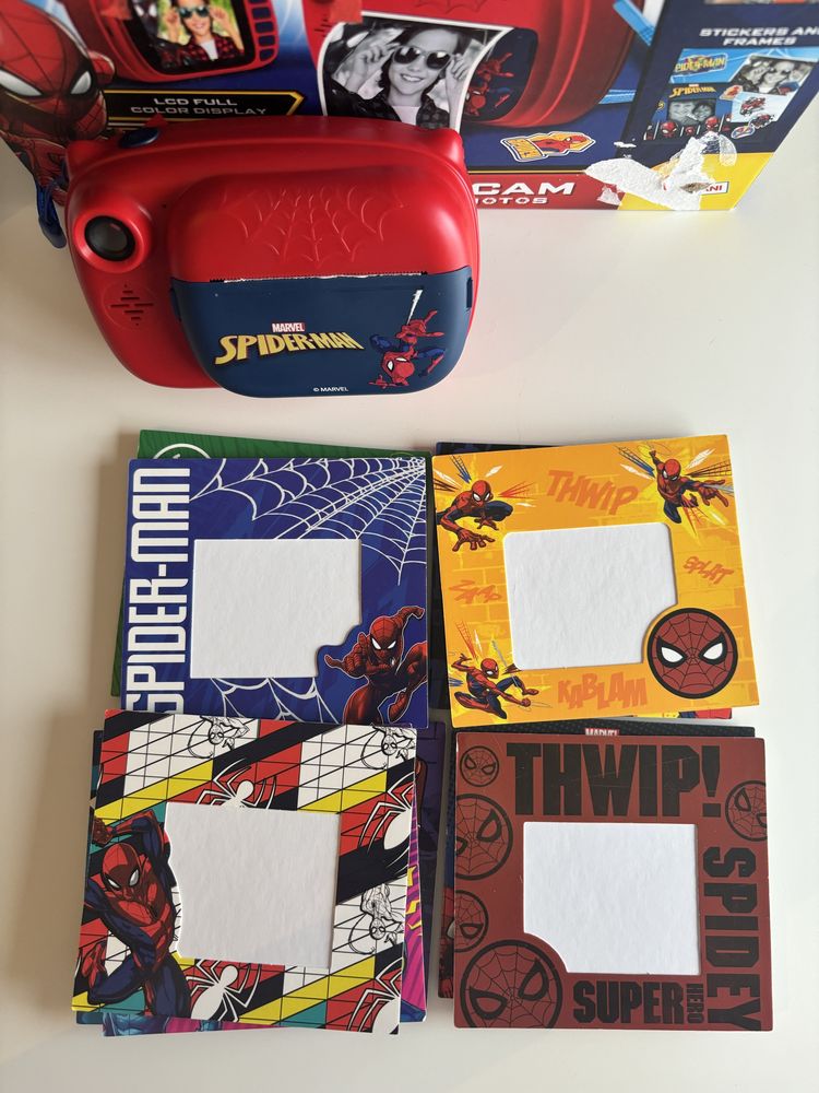 Câmara Fotográfica Instantânea 3 em 1 Print CAM Spider-Man Lisciani