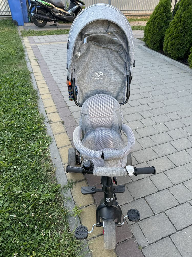 Триколісний велосипед Kinderkraft Aston Malasjite Grey