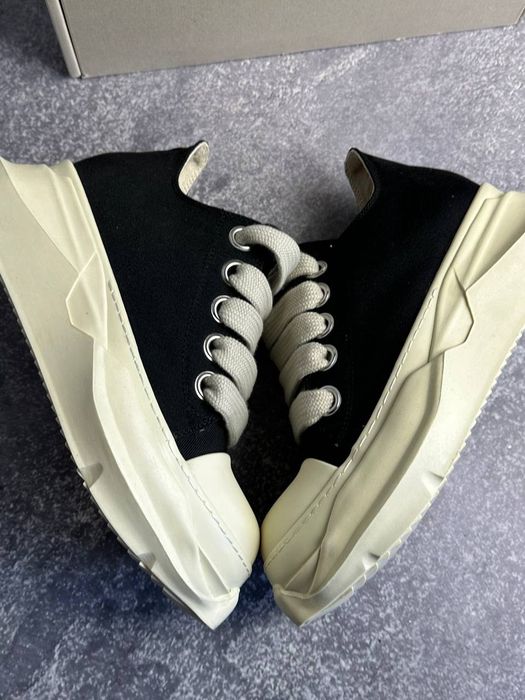 Rick Owens Ramones jumbo laces laces abstract кедв кроссовки черные 43