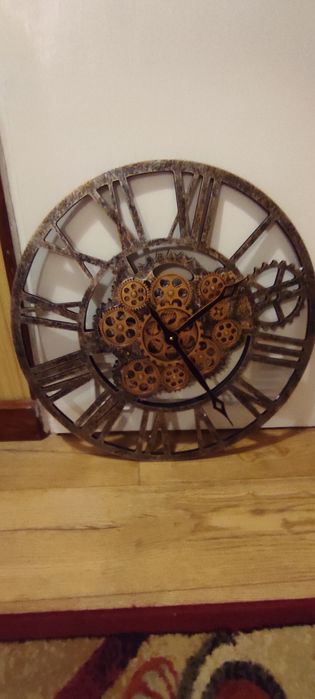 Zegar ścienny loftowy