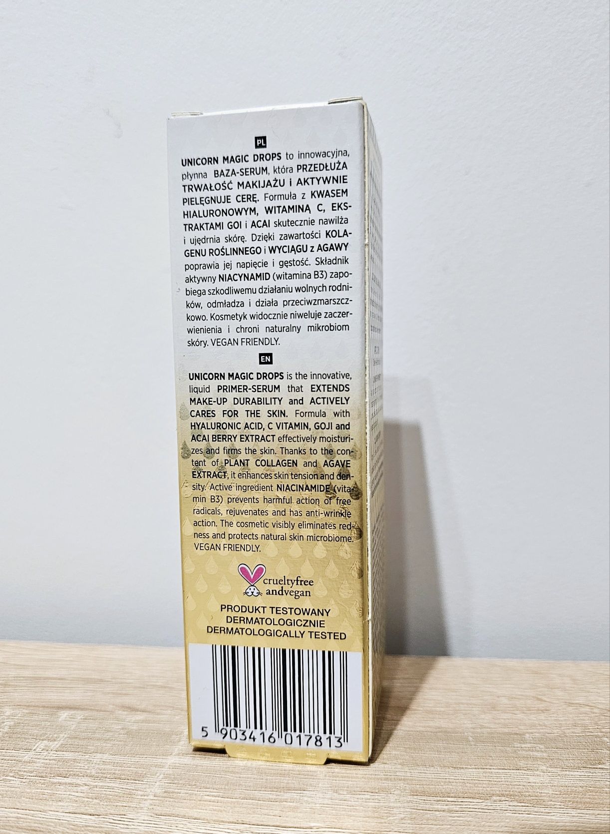 Eveline Cosmetics Unicorn Magic - baza serum pod makijaż 30ml Nowa.
No