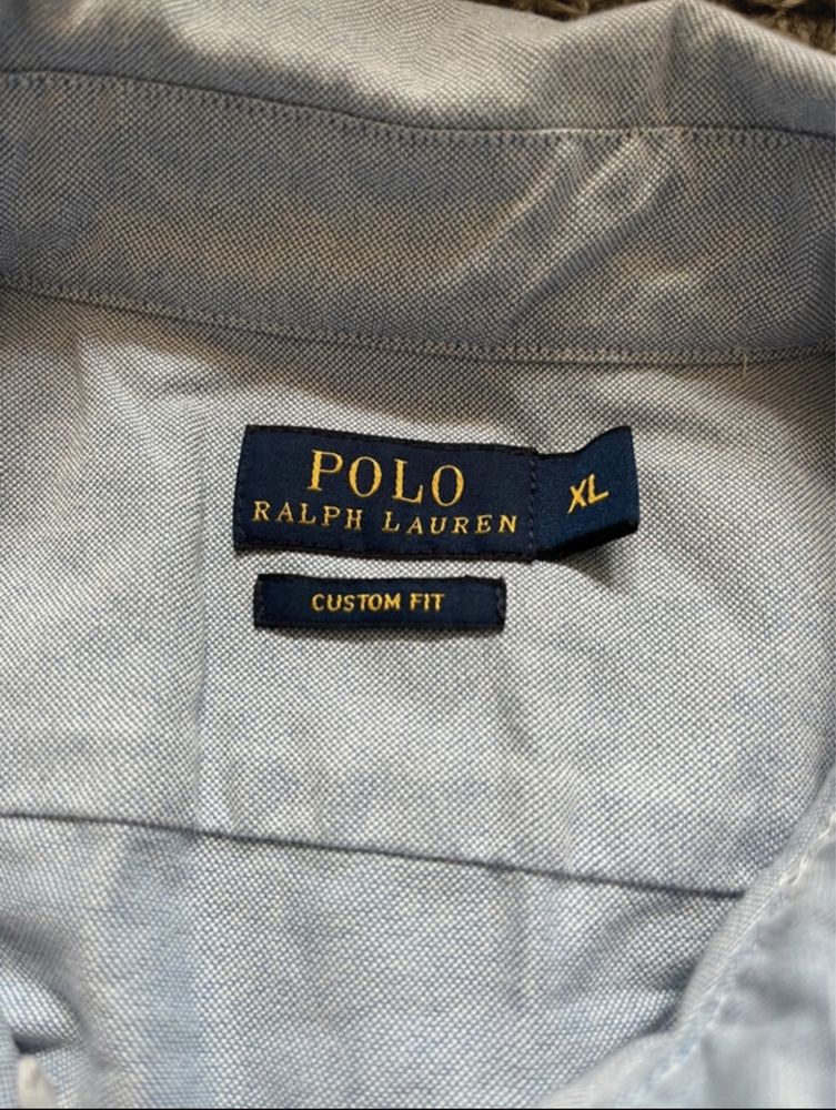 Koszula błękitna Polo Ralph Lauren vintage