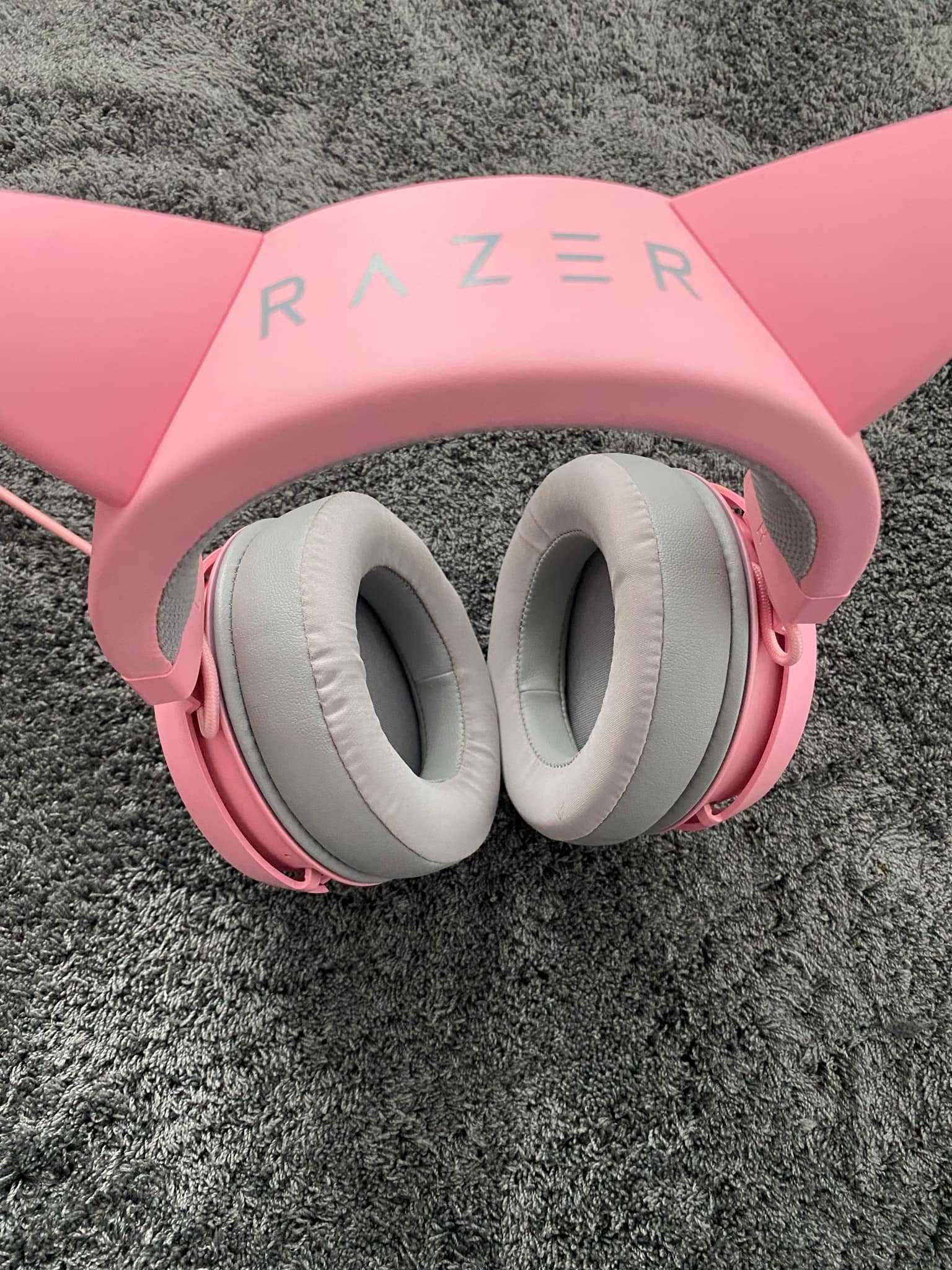 Słuchawki z mikrofonem Razer Kraken Kitty Edition Quartz