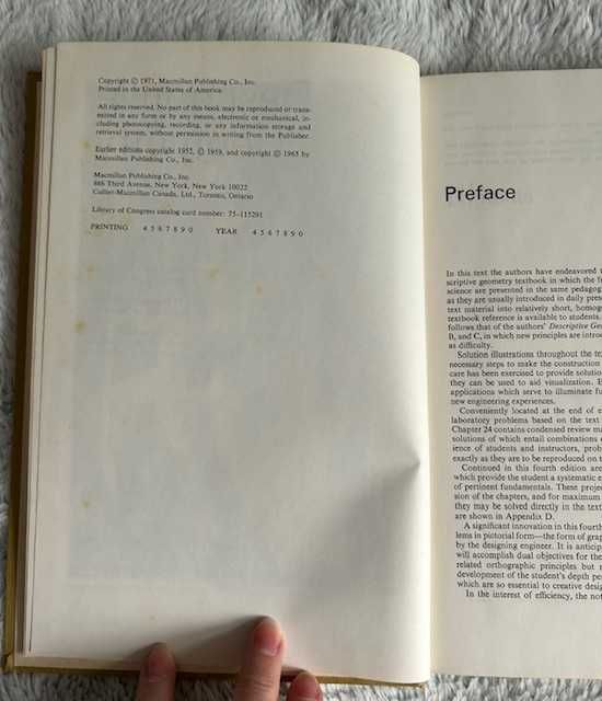 „Descriptive geometry” E. G. Pare, R. O. Loving, I. L. Hill