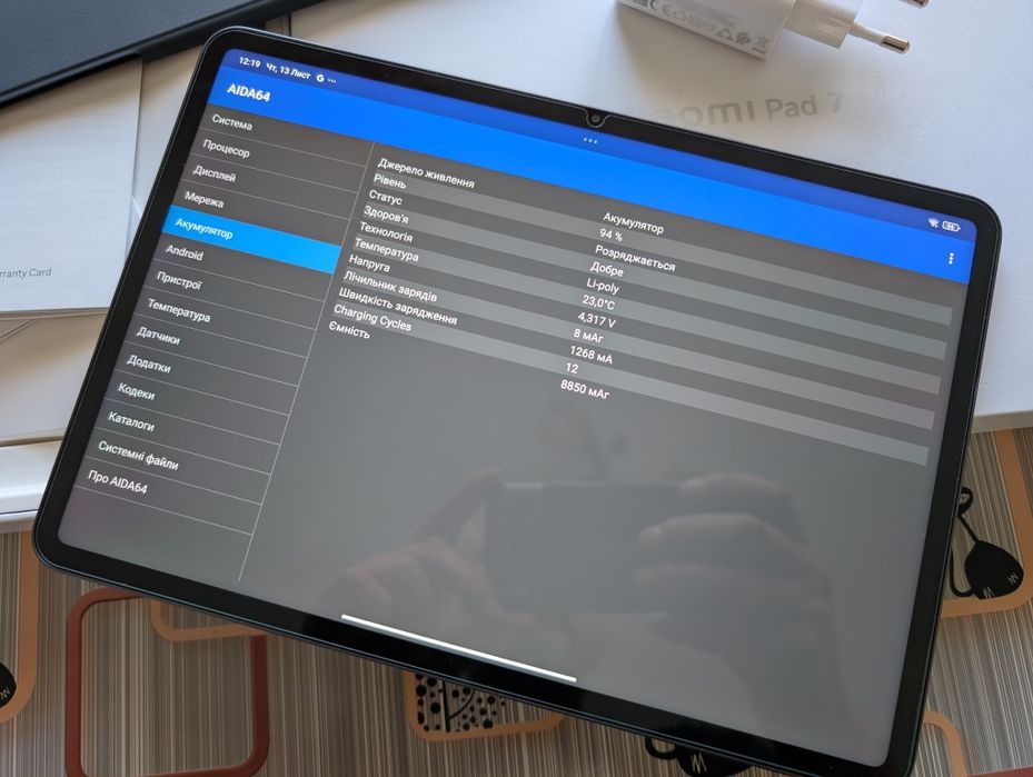 ІДЕАЛ Xiaomi Pad 7 Gray 8-256Gb/Global/3.2K дисплей/144Гц/12 циклів
