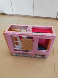 Dom dla Lalki Barbie walizeczka składany przenośny Mattel