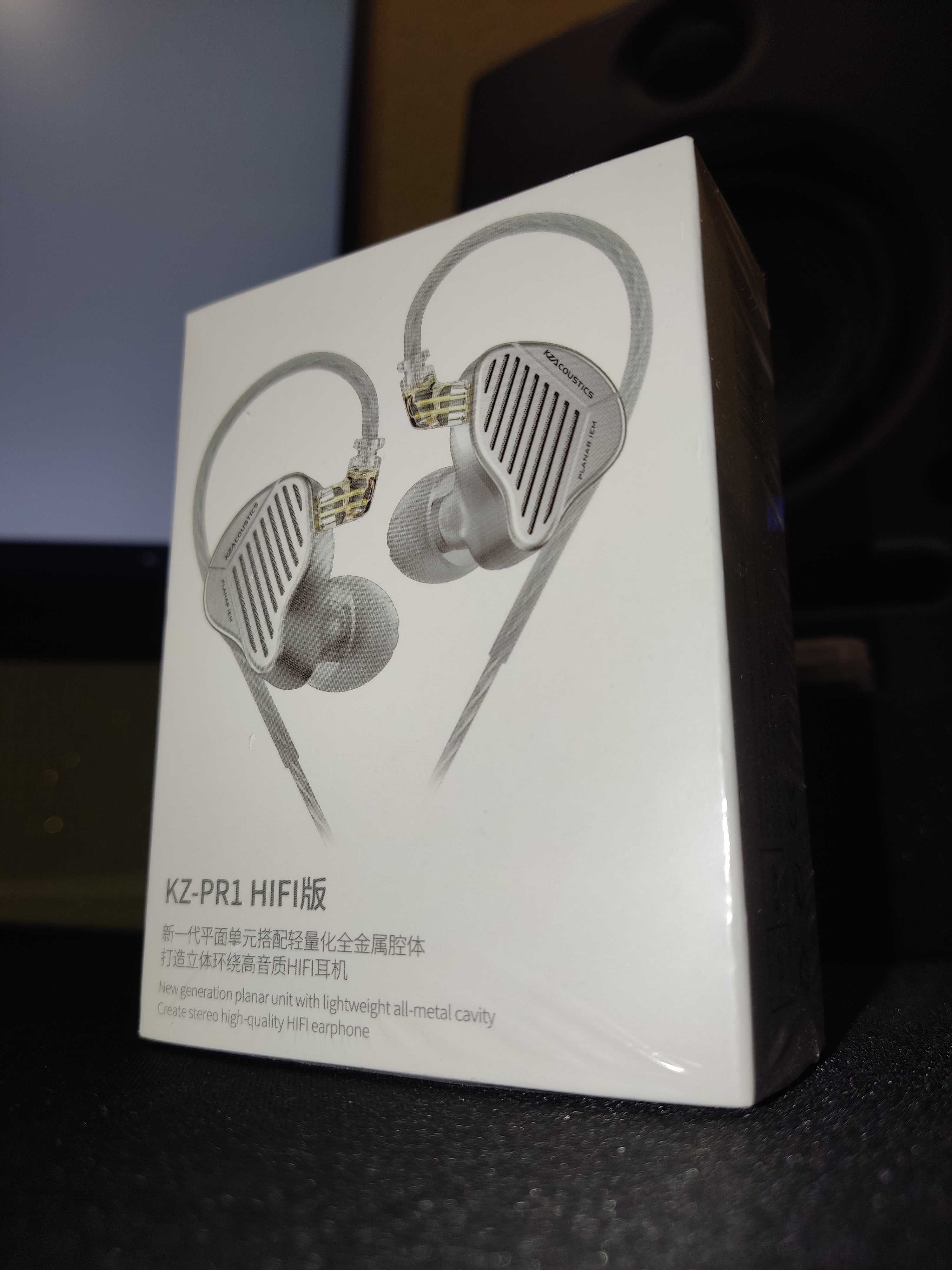 Навушники планарні KZ PR1 HiFi, PR2 Нові Запаковані Оригінал Без Мікро