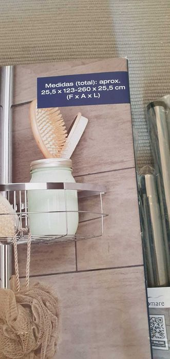 Estante de banho telescópica - LIDL - MIOMARE