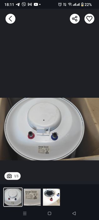 Бойлер новатек 80л. Под ремонт или на з/ч