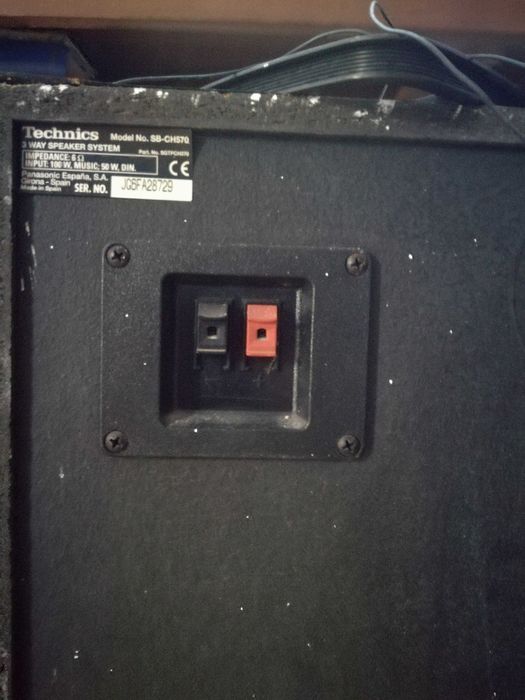 Aparelhagem Technics SC-CH570 com 3 colunas