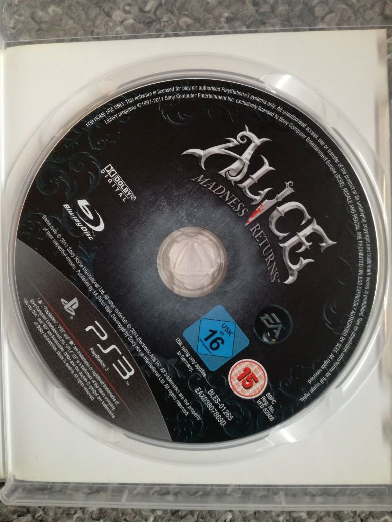 Alice Madness Returns / PS3