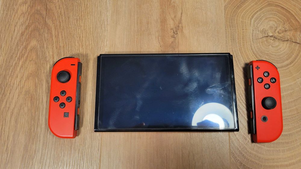 NINTENDO SWITCH OLED mario edition +gry, akcesorja