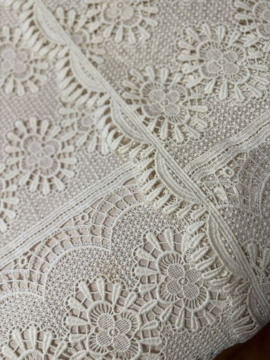 Francuska kapa na łóżko kkc narzuta gipiura