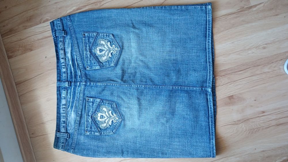 Spódnica damska dzinsowa duża