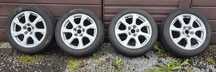 Alufelgi 5x112 z oponami zimowymi Nokian