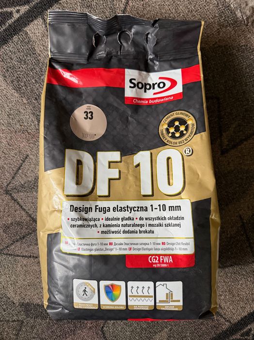 Fuga Sopro DF10 Kolor 33 Beż Jura 4KG