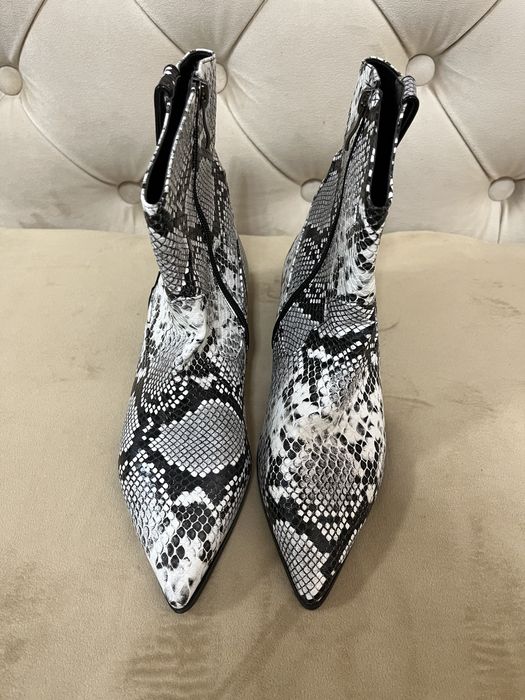 Botki/kowbojki skóra węża AZAREY rozmiar 38