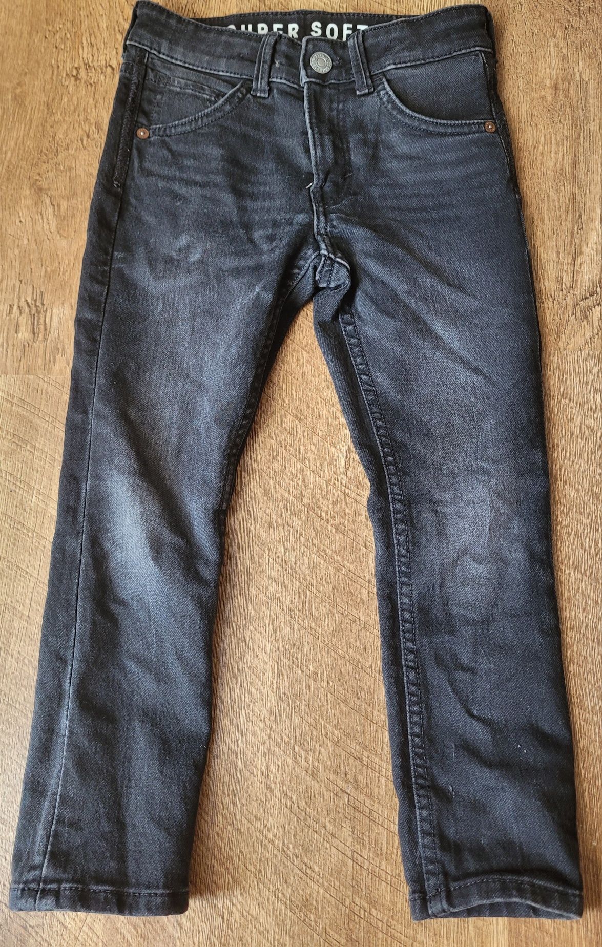 Spodnie jeansowe czarne 110cm