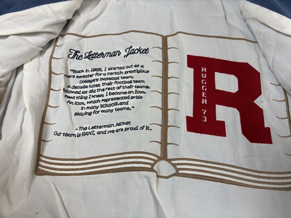 Куртка бомбер GANT Rugger Letterman limited edition