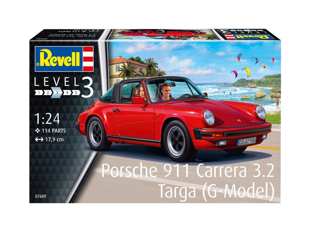SAMOCHÓD model 1/24 Revell 07689 PORSCHE 911 G MODEL TARGA