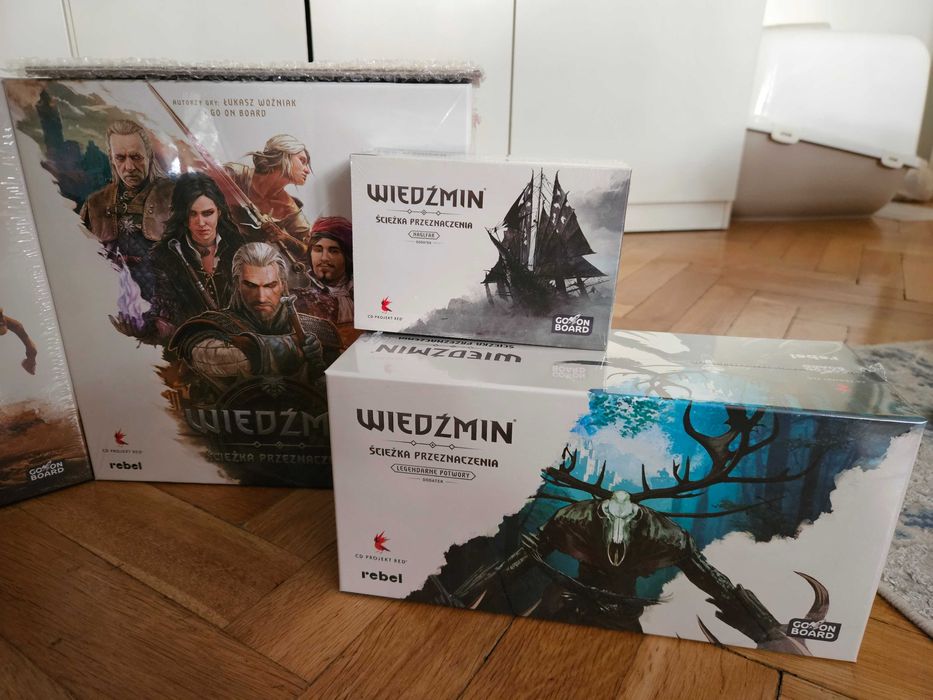 Gra Planszowa Wiedźmin: Ścieżka Przeznaczenia Gameplay ALL-IN + Geralt