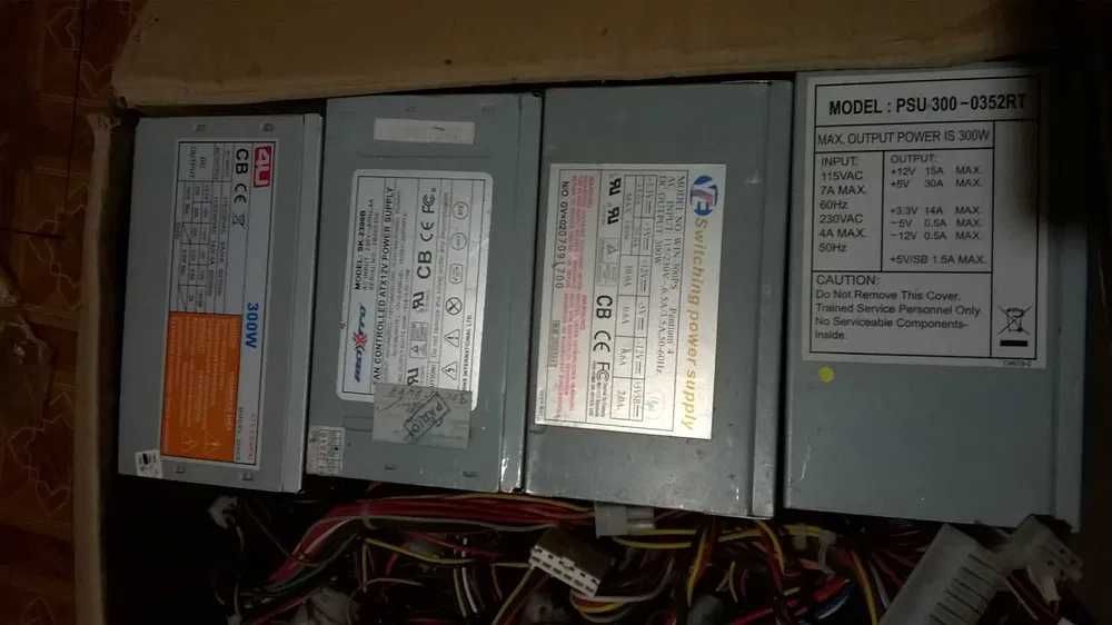 Блоки живлення 300W з ШИМ TL 494, KA 7500 для зарядних пристроїв. 4шт.