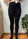 Legginsy bawełniane czarne spodnie legging getry Peacocks rozmiar S 36