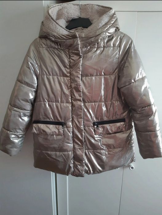 Zara r116 kurtka zimowa dla dziewczynki