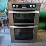 Forno duplo a funcionar