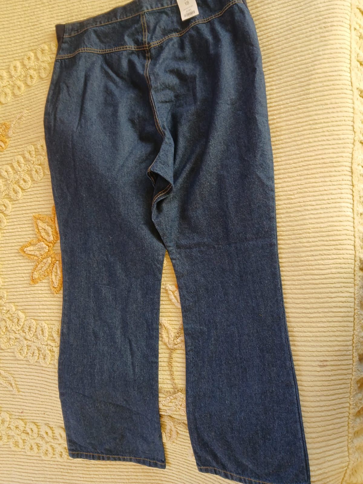 Jeansy Maternity r.18 nowe wygodne spodnie ciążowe
