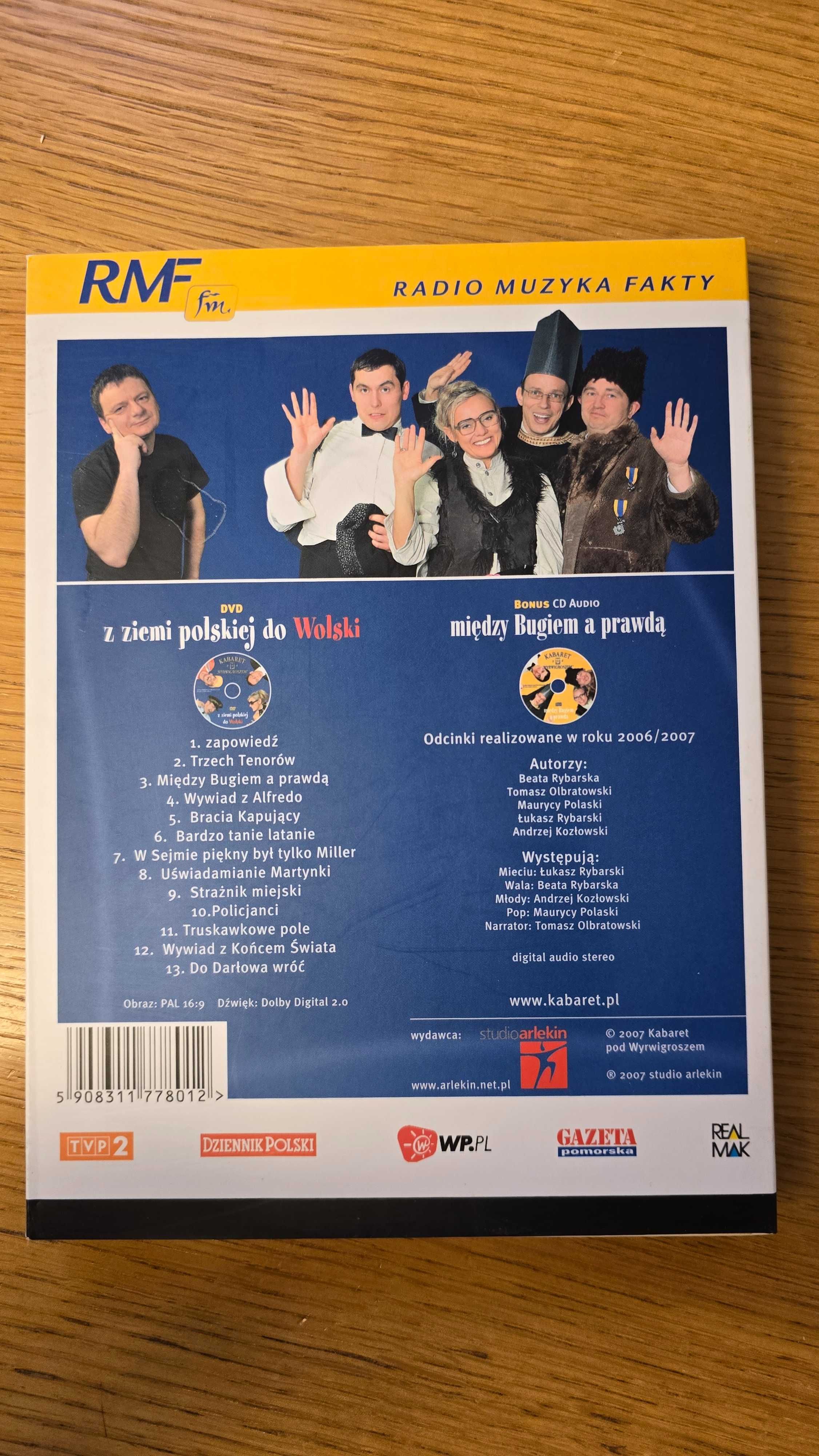 Kabaret pod Wyrwigroszem "Z ziemi polskiej do Wolski" DVD + autofgrafy