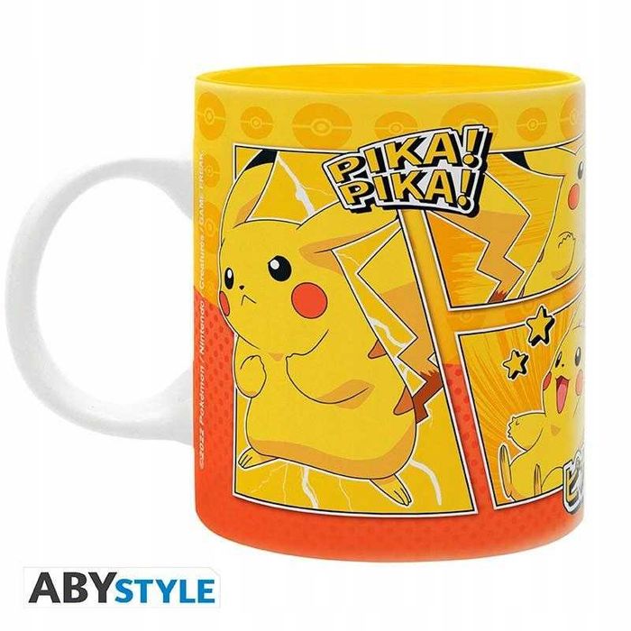 Zestaw Prezentowy POKEMON PIKACHU Notatnik A5 Kubek 320ML Pocztówki