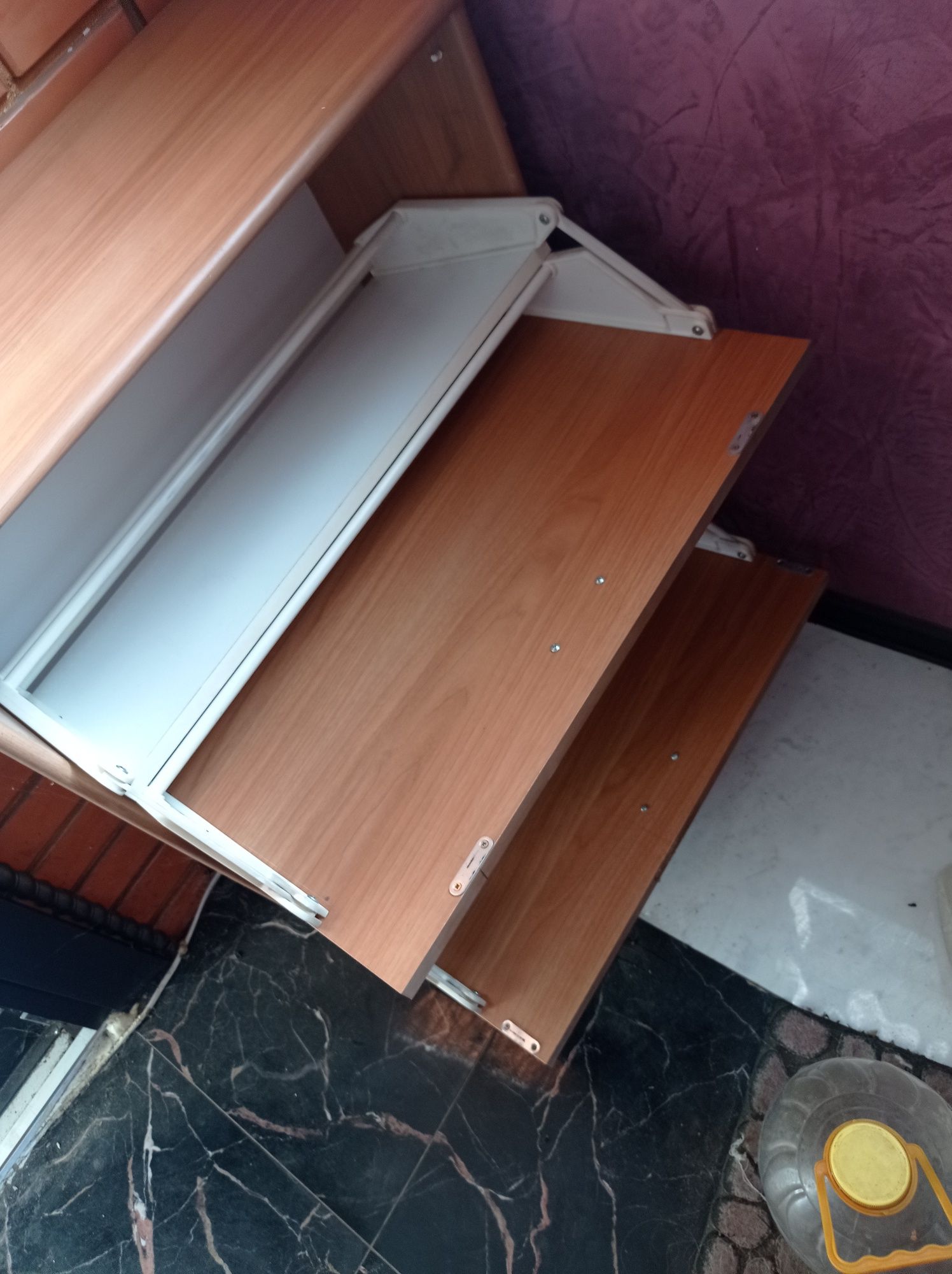 Тумба для обуви из натурального дерева