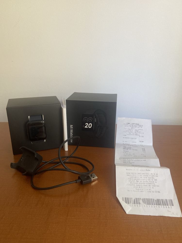Mi Watch Lite Xiaomi – Funcional, com caixa, fatura e carregador