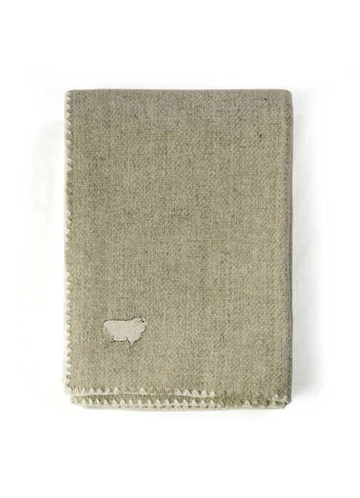 Натуральна вовняна ковдра, покривало ліжник