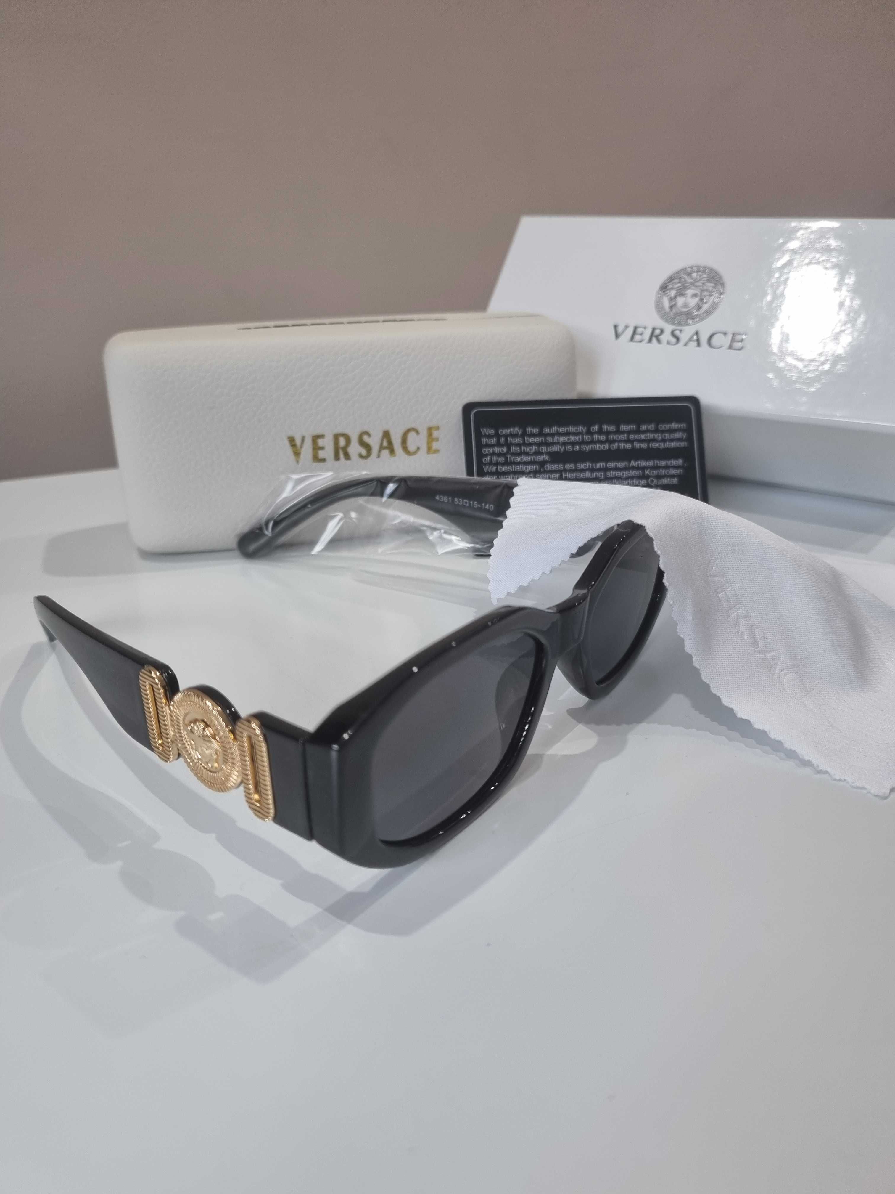 Markowe okulary VERSACE, nowe! Cały zestaw!