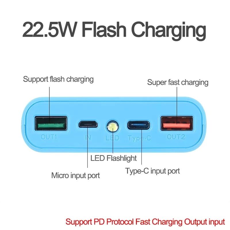 Корпус повербанка 22.5W Fast Charge