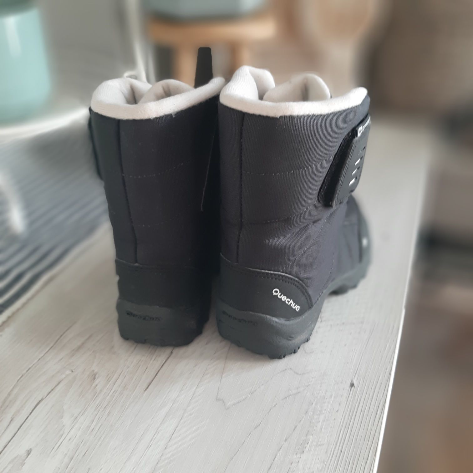 Buty zimowe dziecięce wodoodporne Quechua Decathlon chłopiec,dziewczyn