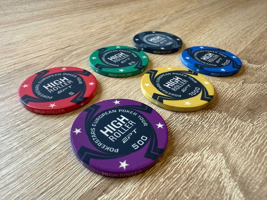 Покерний набір / покерні фішки EPT High Roller 300 шт