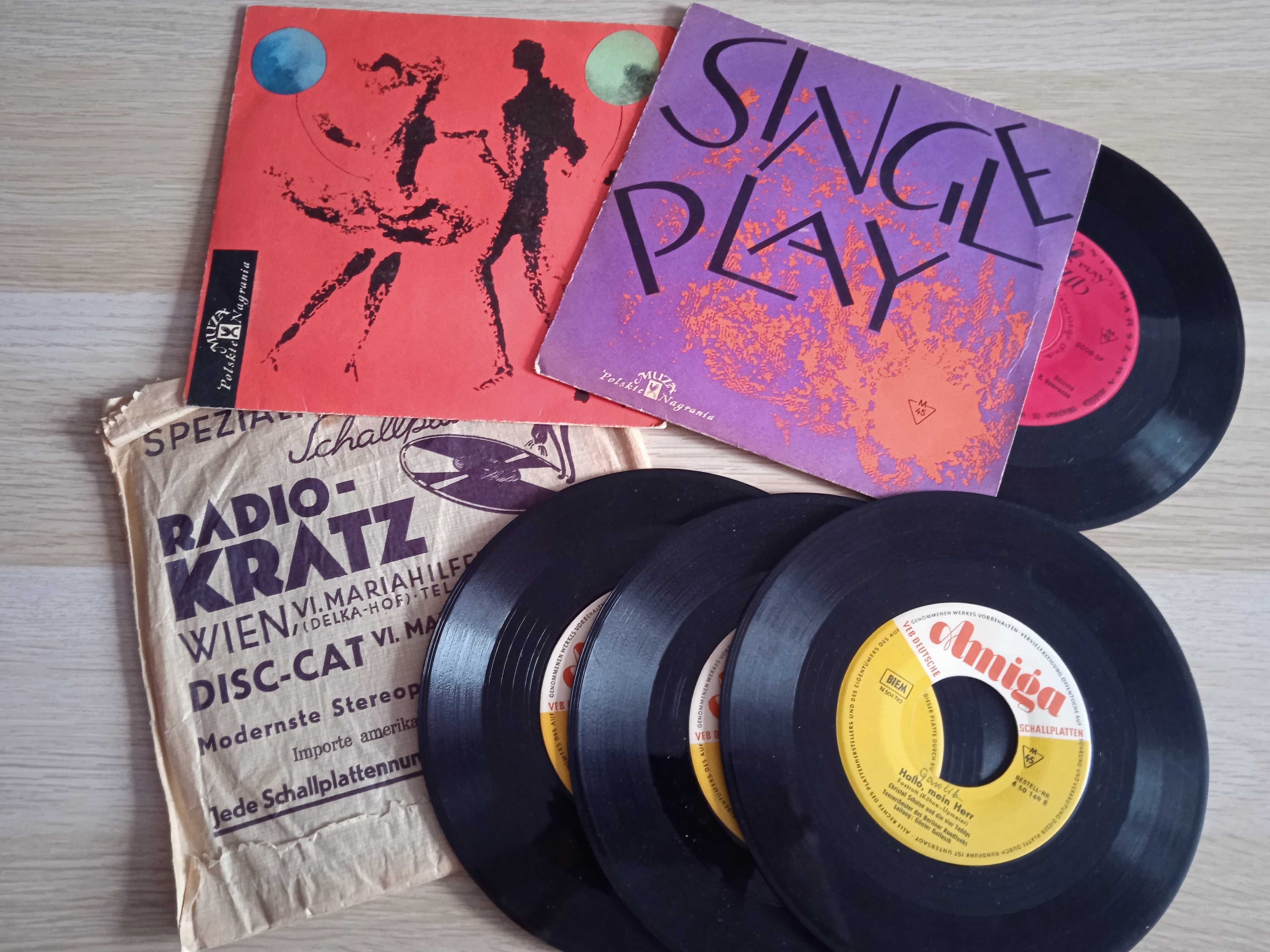 WINYLE 7" 45 RPM Single // zestaw 5 sztuk