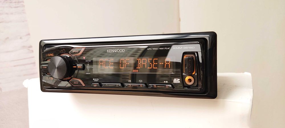 Kenwood KMM-361SD с Bluetooth RGB MOSFET 4x50 магнитола - оригинал!