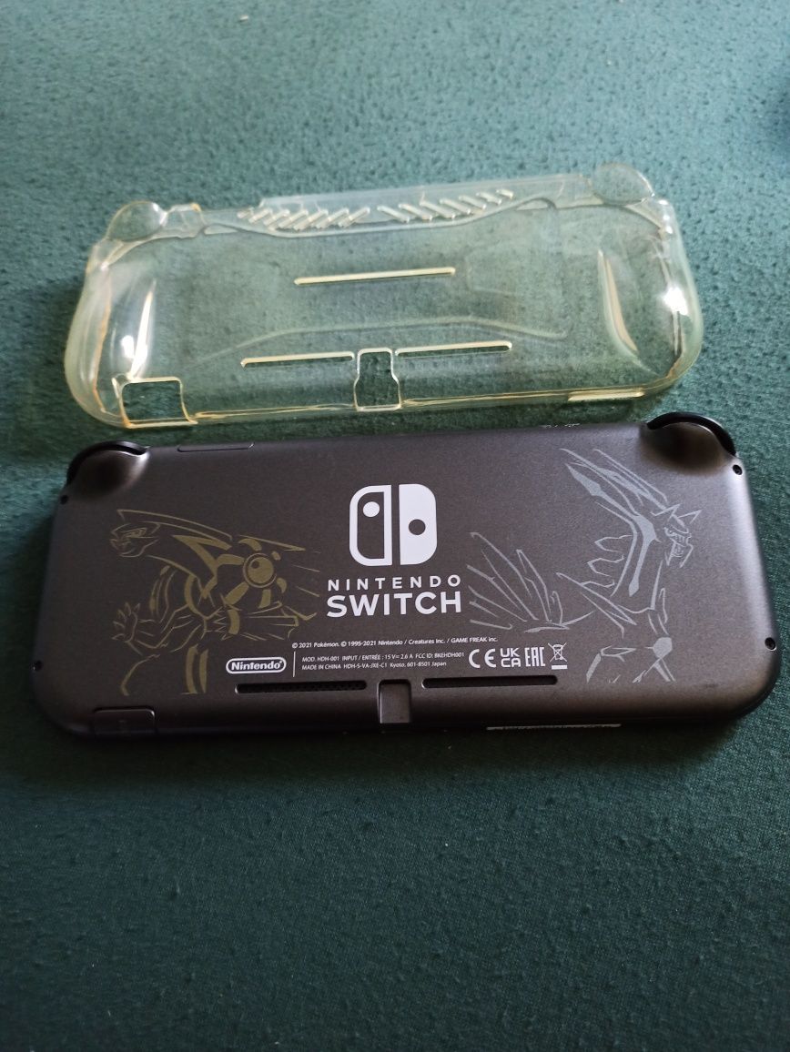Nintendo switch lite dialga & Palkia z grami i kartą pamięci
