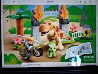 Lego Duplo 10939 ucieczka tyranozaura i triceratopsa