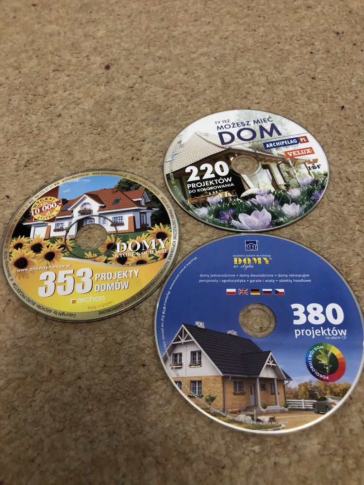 Projekty domów i nie tylko na CD