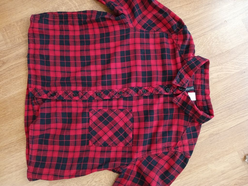 Koszula w kratkę marki H &M w rozmiarze XS/ S