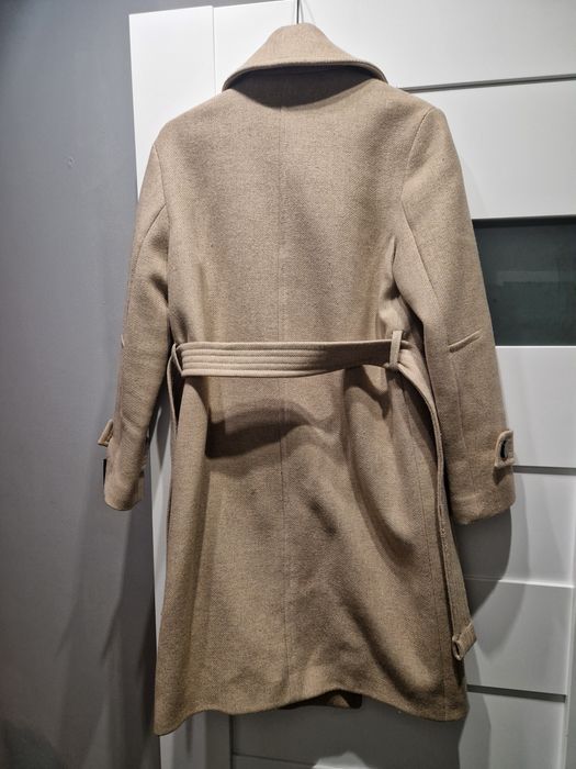 Płaszcz wełniany mango