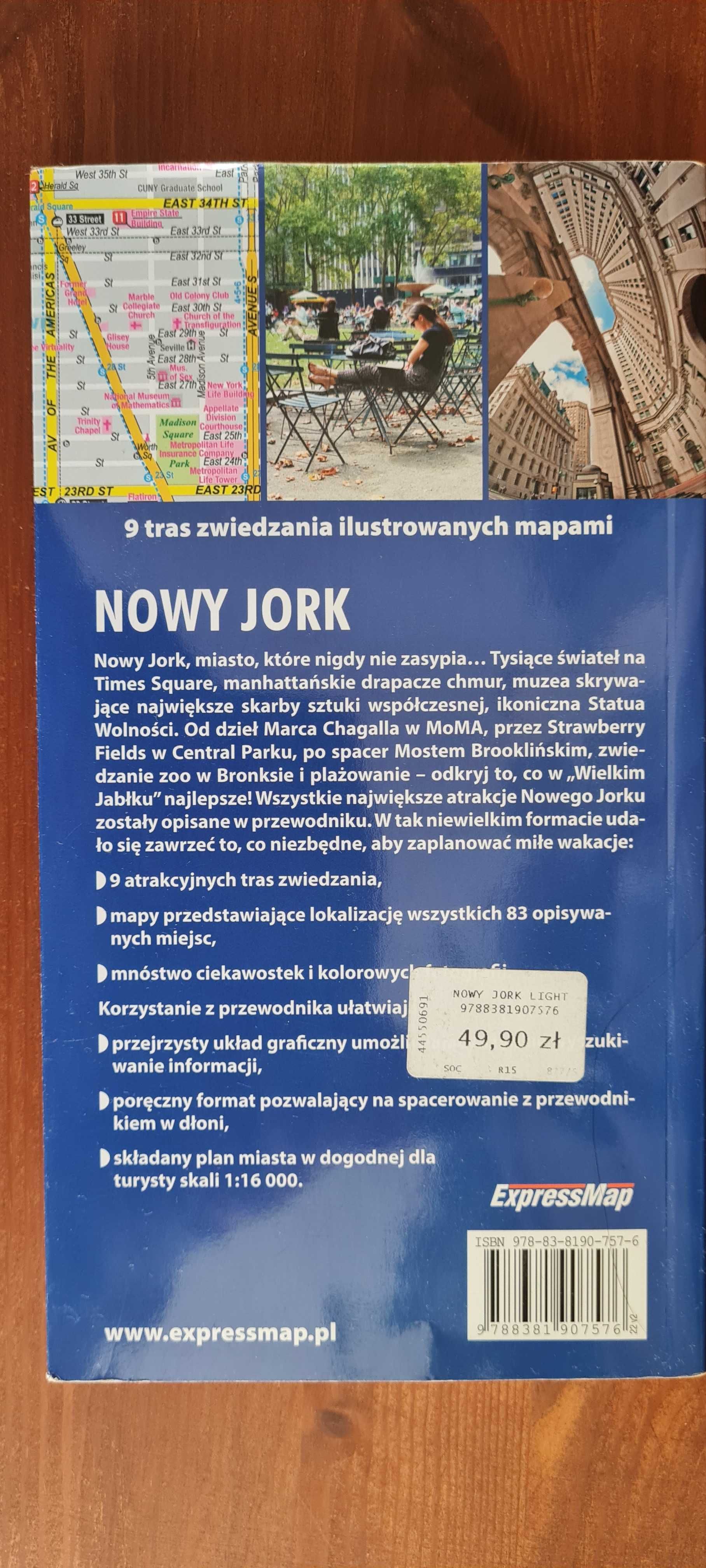 Przewodnik NOWY YORK z mapą