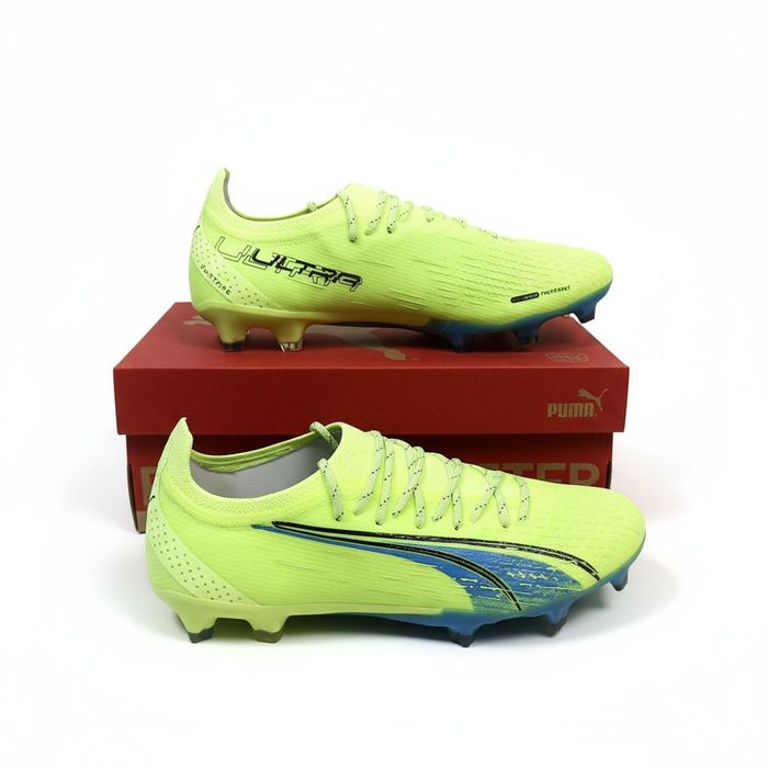 Puma Korki Piłkarskie Ultra Ultimate Żółte Męskie Lekkie Profesjonalne