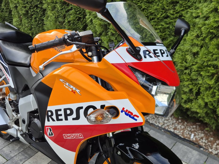 Honda CBR 125 REPSOL 2015 Mega Zadbana Kat b a1